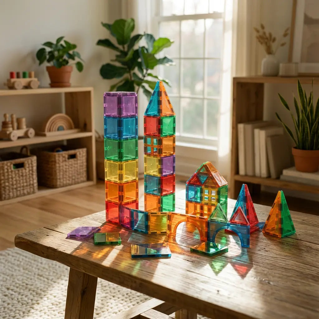 Lilupu Creative Magnetic Tiles Set