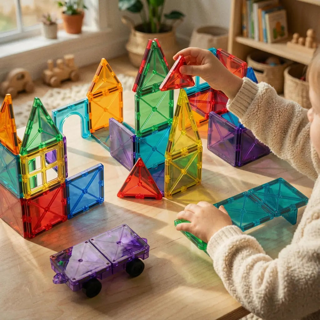 Lilupu Creative Magnetic Tiles Set